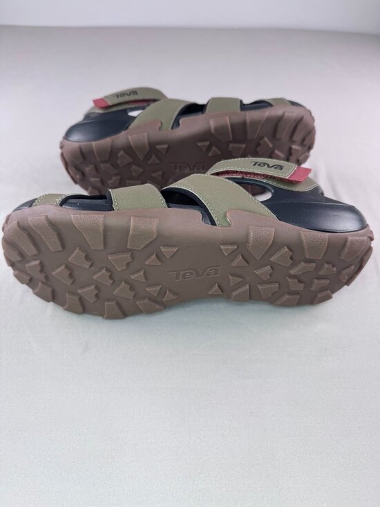 TEVA FLINTWOOD SPORT SANDALS MENS US 11 WATER HIKE SHOES QUICK DRY DARK OLIVE main image 5